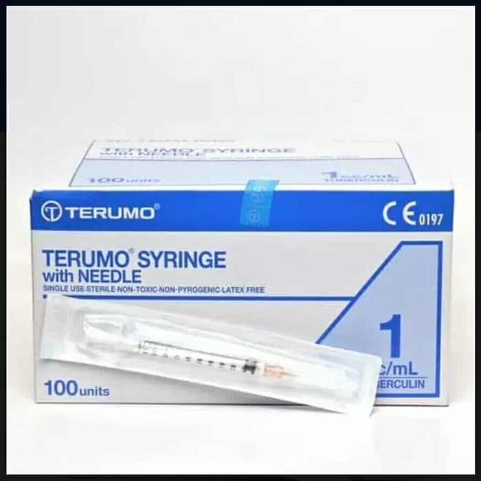 Spuit 1cc Terumo / Spuit 1ml Terumo Tubercullin per Box