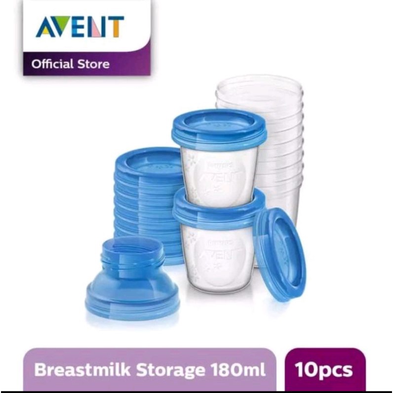 Avent Store Breast Milk 180ml 10pcs