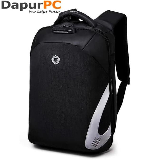 TAS RANSEL OZUKO ORIGINAL SECURITY LOCK DENGAN USB CHARGER PORT