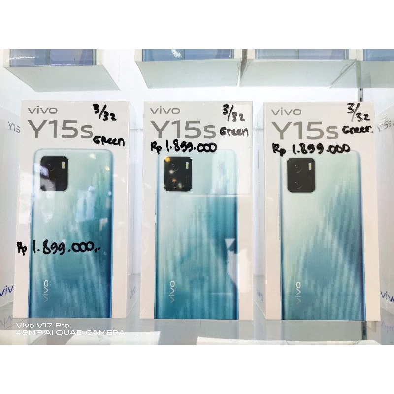 new vivo y15s ram 3/32 garansi resmi 1 tahun