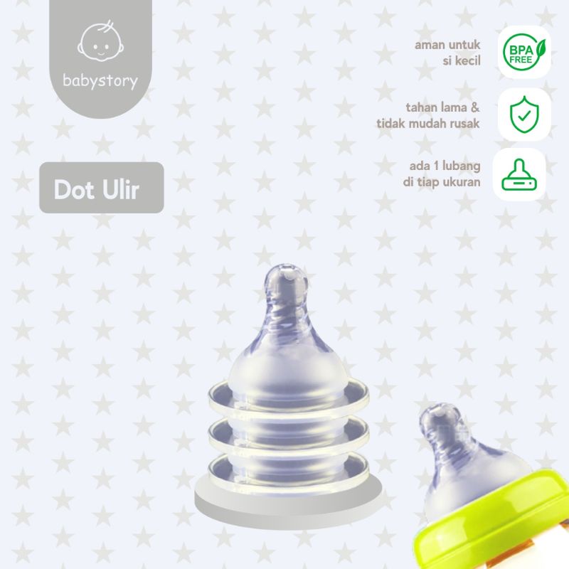Babystory dot nipple untuk Wideneck-1