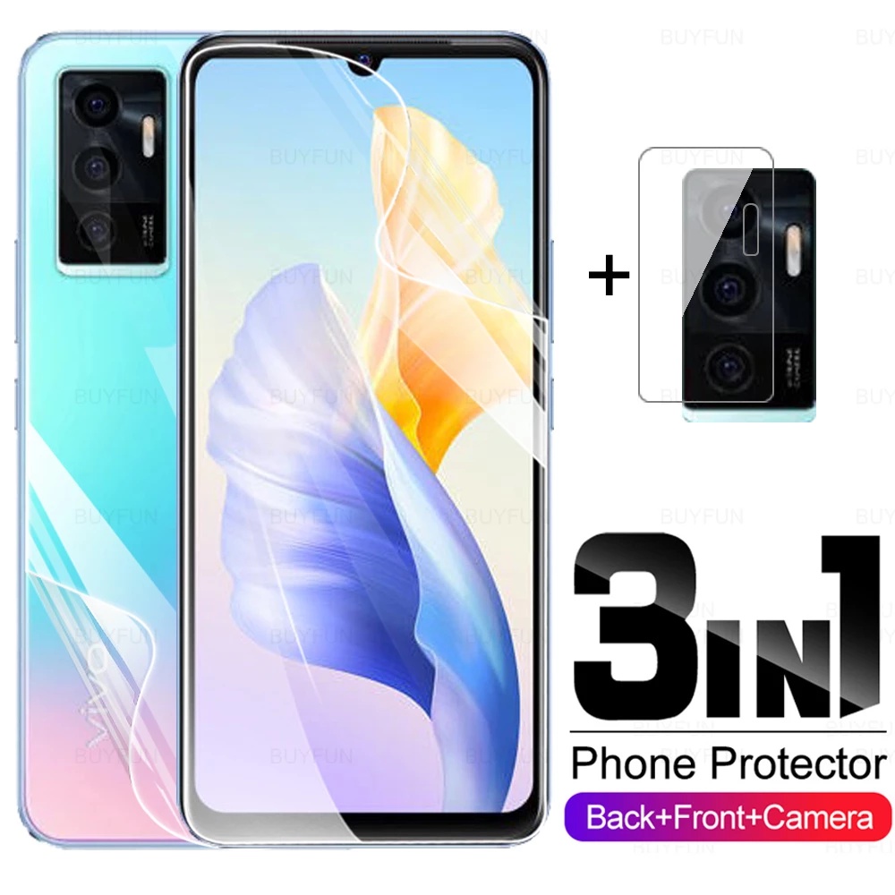 PWY CLEAR HYDROGEL anti gores  VIVO V23 5G / VIVO V23E V23 E / VIVO V21 (4G &amp; 5G) / V20SE V20 SE/ V20 DEPAN BELAKANG KAMERA