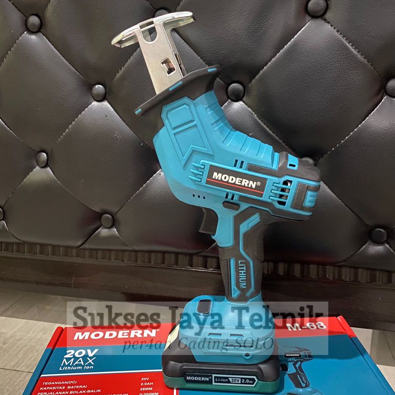 mesin gergaji Cas saber saw cordless sabre baterai 20V M68 miter mitter saw reciprocating saw