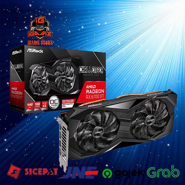 ASRock Radeon RX 6700 XT Challenger D OC 12GB GDDR6 NAMPOL GAN