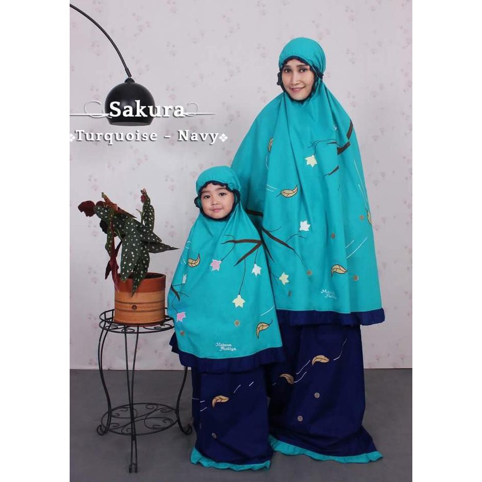 NEW SALE MUKENA FATHIYA JUMBO DEWASA COUPLE PASANGAN IBU ANAK KATUN PARIS MURAH KEKINIAN MURAH