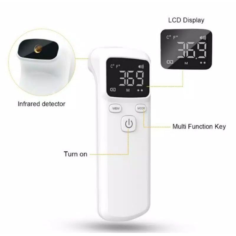 Thermometer Infrared Digital Thermometer gun JK A007 Medical