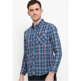 Kemeja kotak watchout jeans
