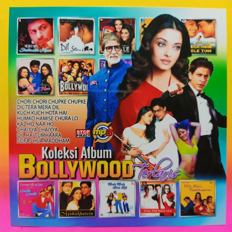 Kaset Audio Musik MP3 146 Lagu India: KOLEKSI ALBUM BOLLYWOOD TERLARIS.