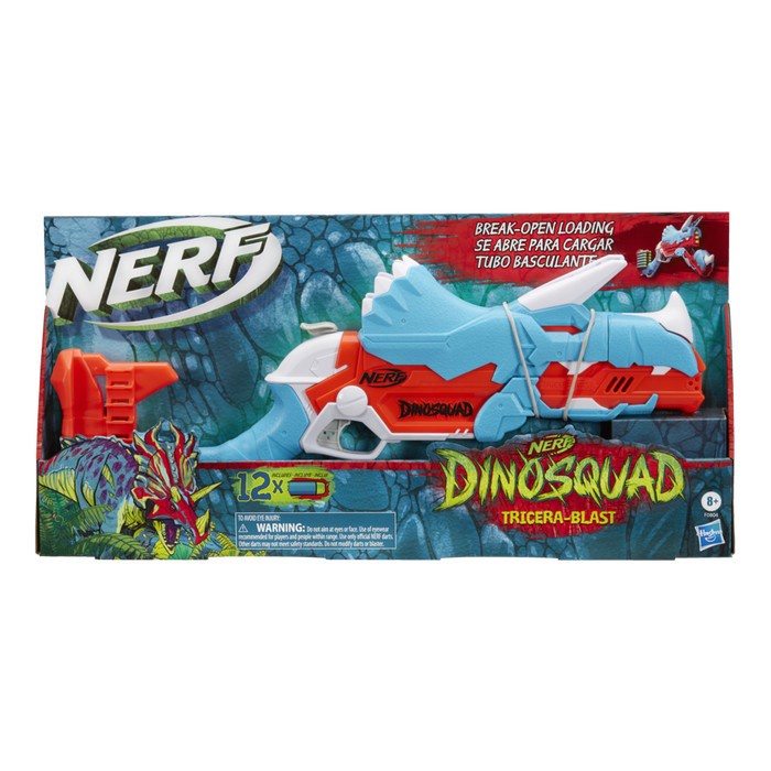 NERF Dinosquad Tricera Blast - Maianan Pistol Anak