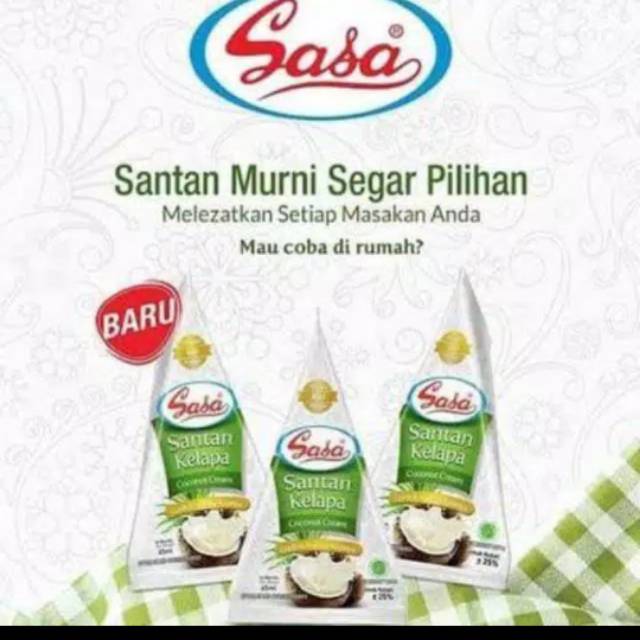 

Sasa santan cair 65ml