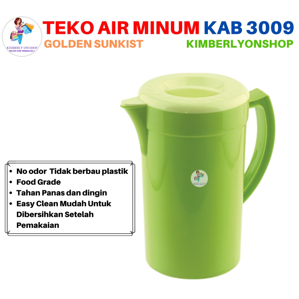 Teko Eskan Air Minum Tempat Air Minum KAB 3009 Golden Sunkist