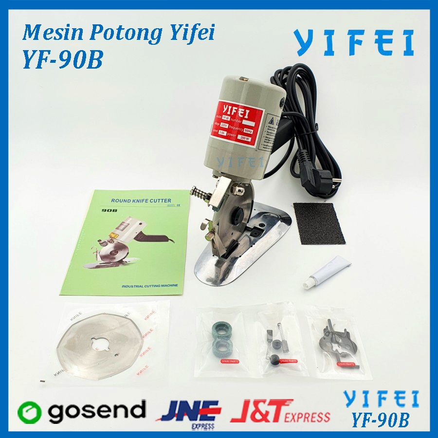 Mesin Potong Round Knife YIFEI YF-90B Ukuran pisau 90mm