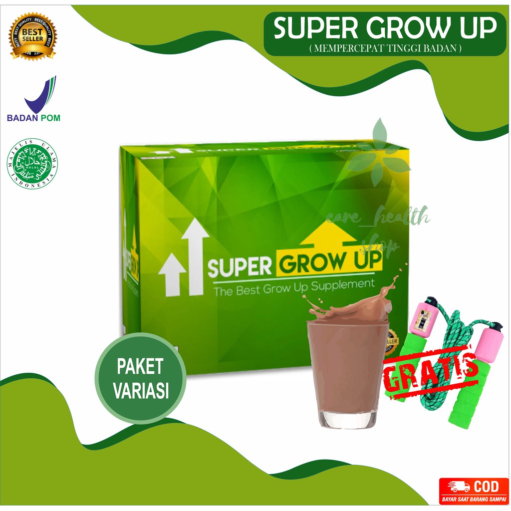 

[SIAP KIRIM] SUPER GROW UP SUSU CALSIUM PENINGGI BADAN 100% ORIGINAL