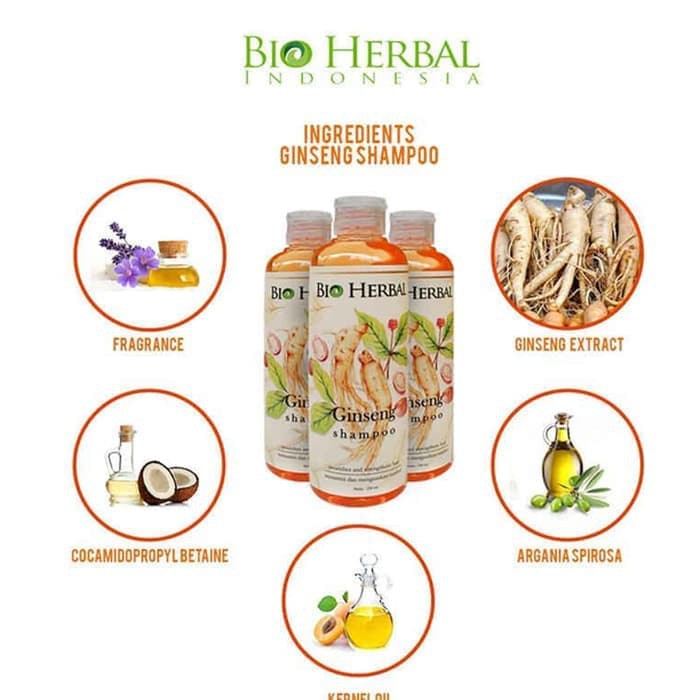 BIO HERBAL GINSENG SHAMPOO KODE TRACK