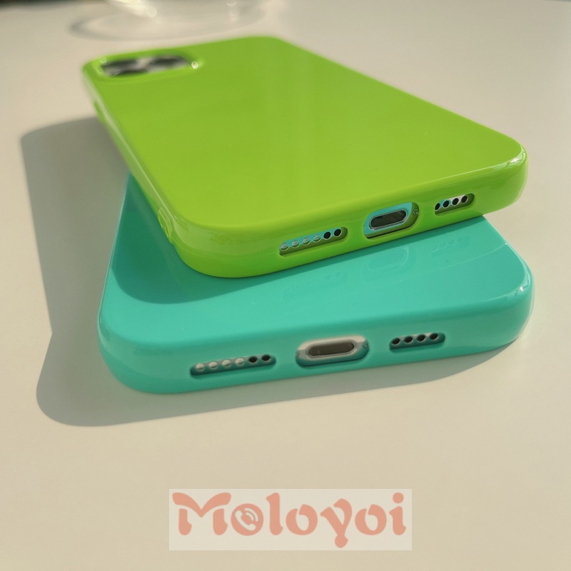 Soft Case Bahan Silikon Tpu Warna Macaron Fluorescent Untuk Iphone 11 12 Pro Max Xr 7 8 Plus X Xs Max Se 2020