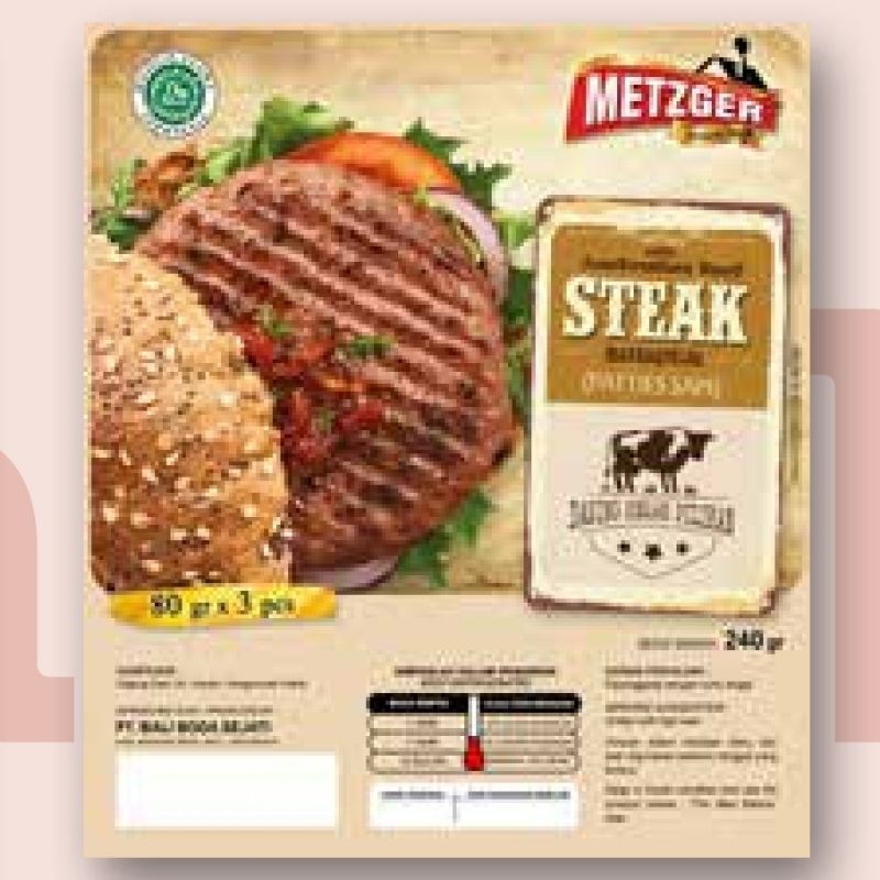 

Steak Burger Australian Beef Metzger HALAL