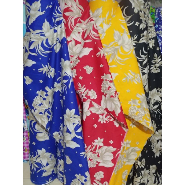 kain sprei meteran lebar 240cm motif bunga