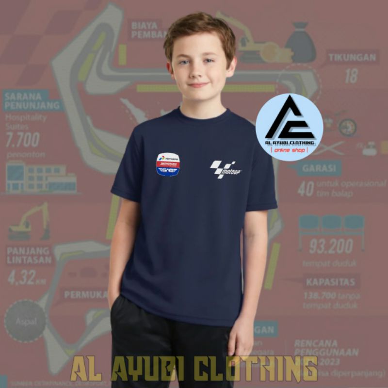 Kaos T-Shirt Anak Mandalika SAG Pertamina MotoGP