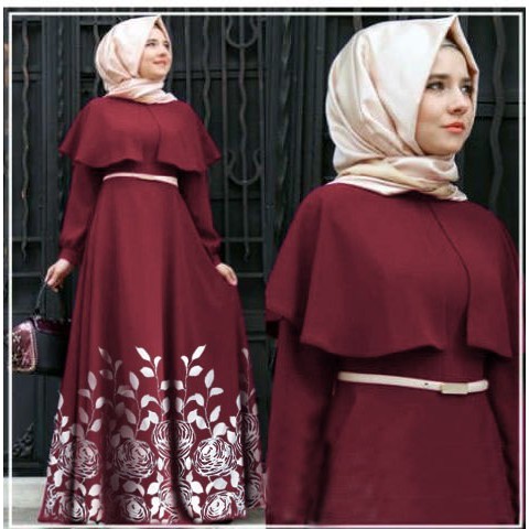 FF 03 Andiani rose Matt Maxi maxy dress muslim