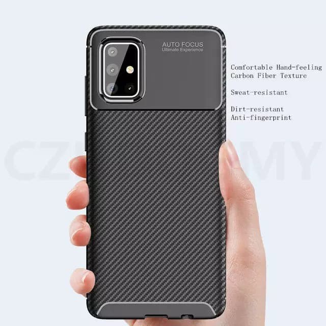 REALME 6 / REALME 6 PRO / REALME NARZO SOFT CASE AUTOFOCUS CARBON ORIGINAL