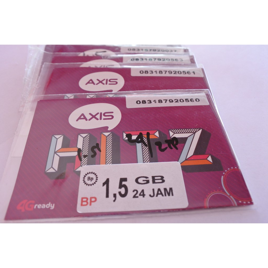 Kartu paket perdana axis 1,5GB