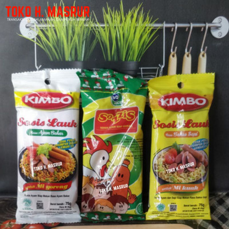 Sosis Sozzis So Nice | Sosis Lauk Kimbo 75gr