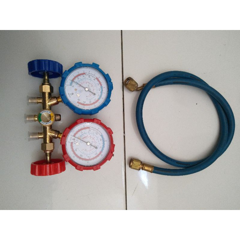 Analiser Manifold gauge R32 R410 R22 R134 paket