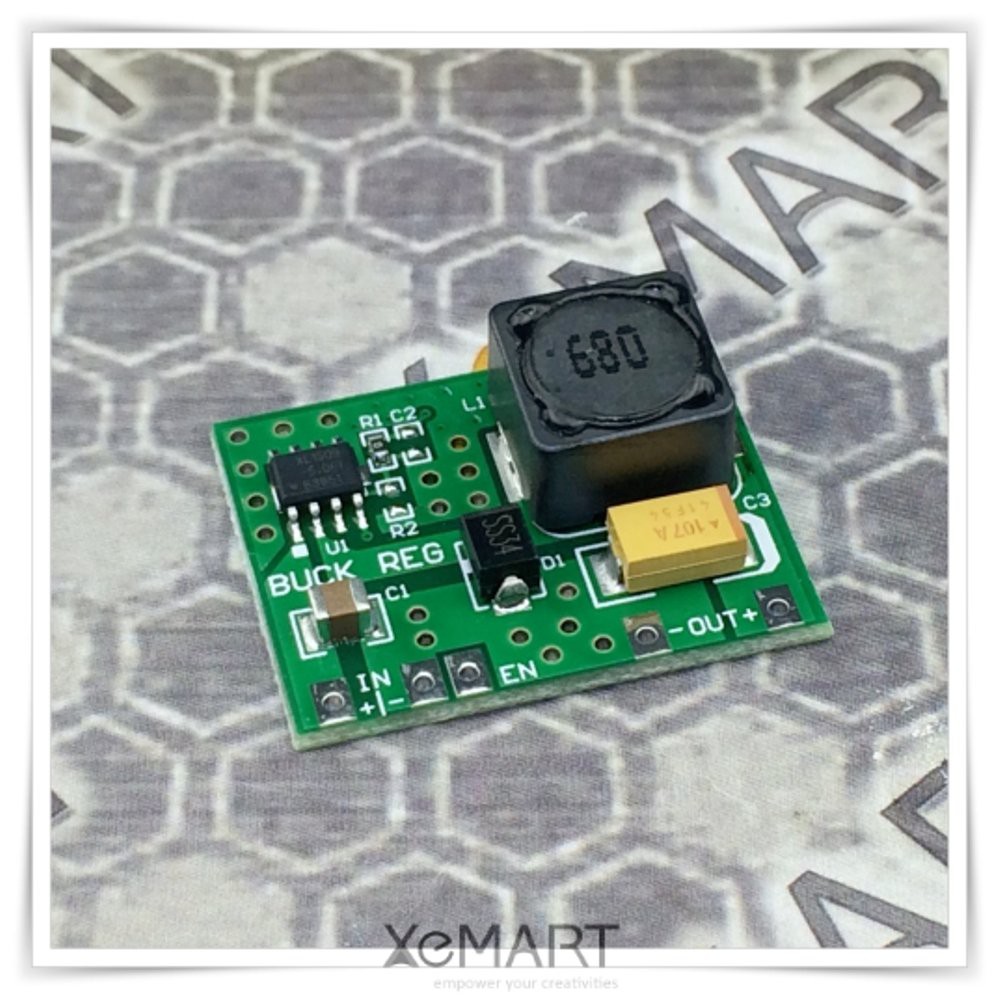 High Quality Buck Regulator Module Input 6V-30V XL1509 Output 5V 2A Axial Labs