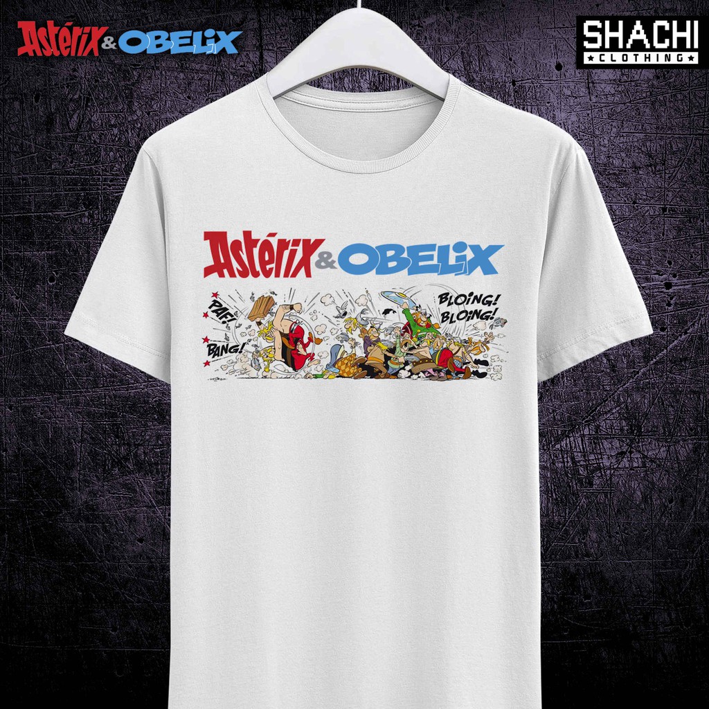 T Shirt Kaos Komik Jadul ASTERIX & OBELIX 07 - Premium White NSA