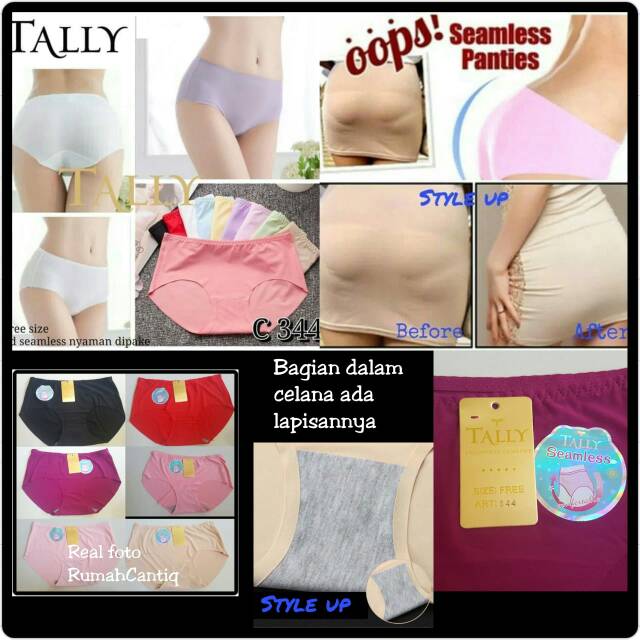 CD TALLY SEAMLESS PANTIES - CELANA DALAM SEAMLESS TANPA JAHITAN KUALITAS BAGUS