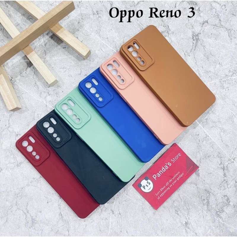 Softcase Pro Camera Oppo Reno 3 / A91 Candy Case Full Color 3D Silikon TPU