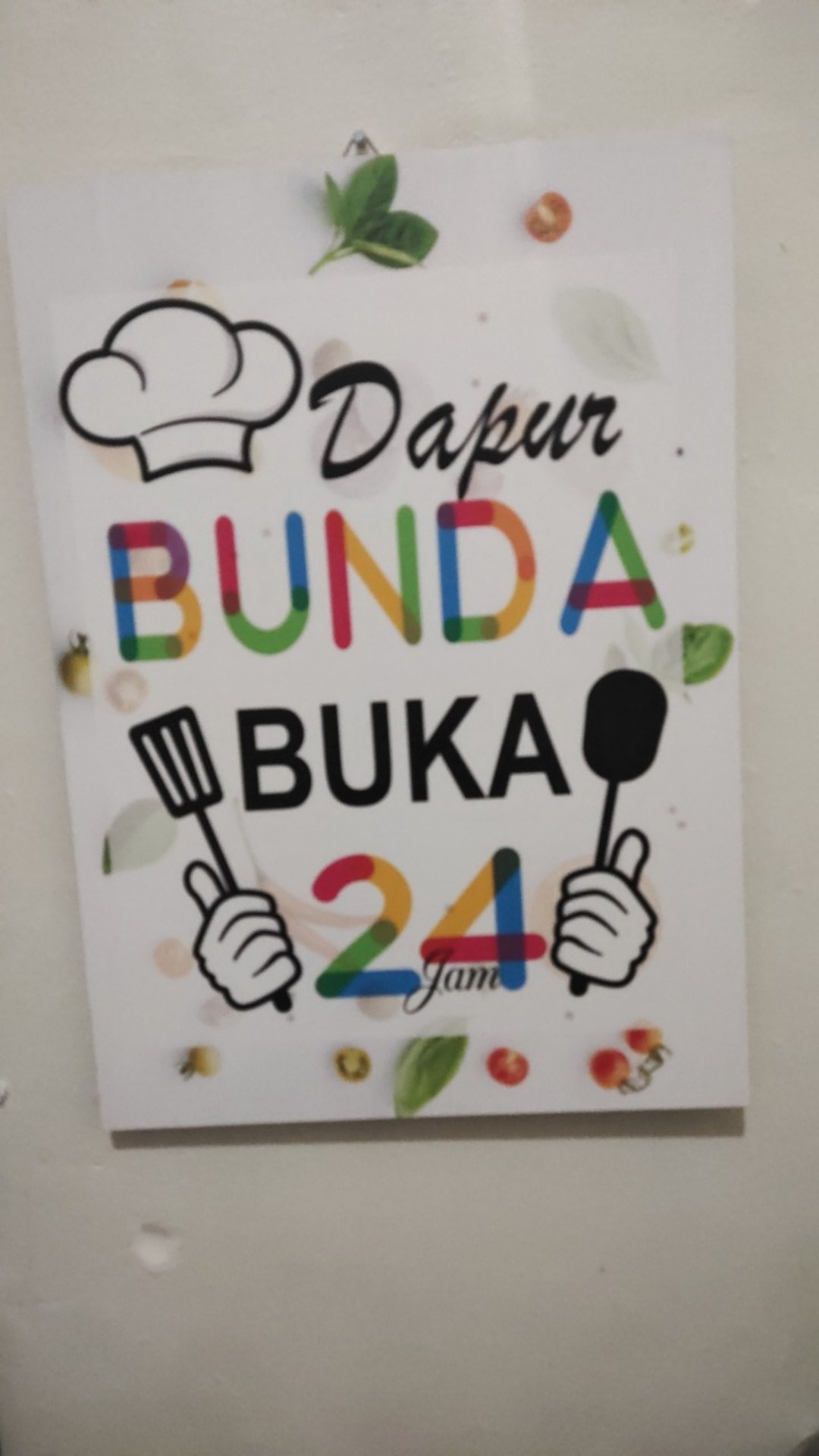 [a33] Hiasan Dinding Walldecor Poster Dapur Mama
