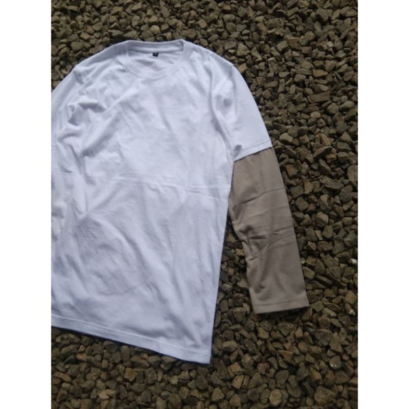 kaos dobel layer polos 2