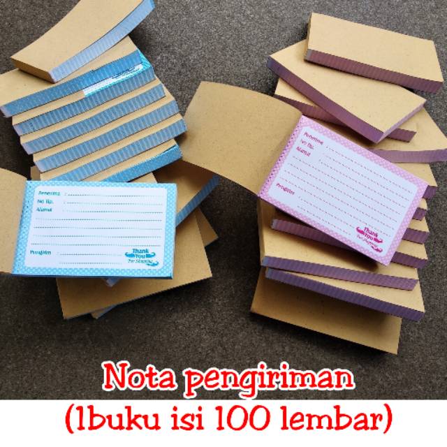 

Nota Pengiriman Online Shop