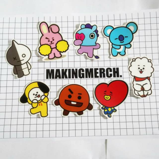 Stiker BT21