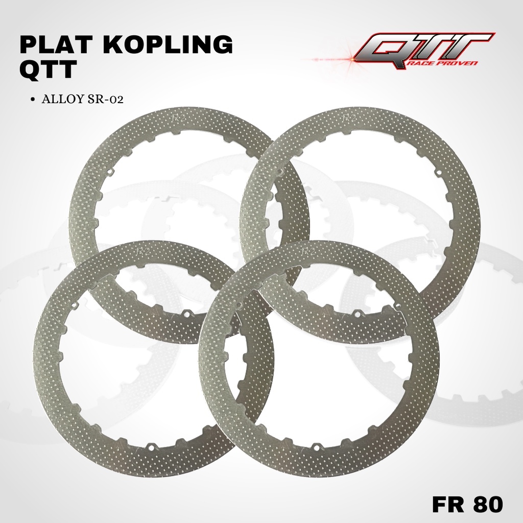 Plat kopling QTT FR 80 Alloy SR-02