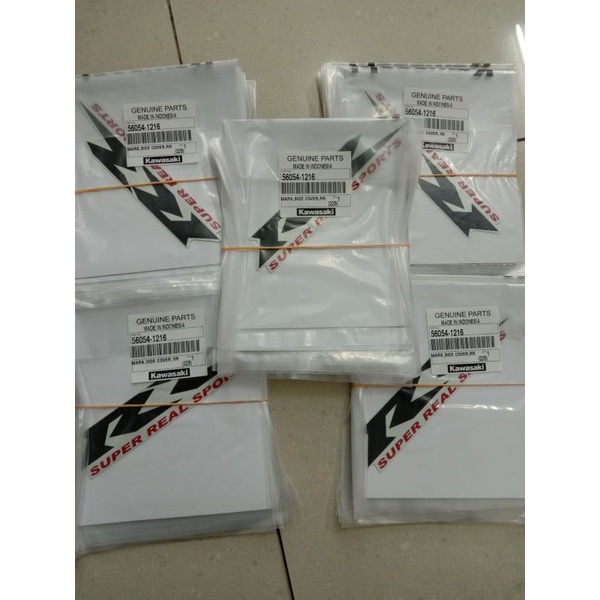 Setiker stiker body belakang ninja rr new putih