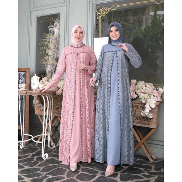 NEW STOK ISABELLA DRESS / GAMIS PAYET MEWAH / GAMIS CERUTY MIX PAYET / DRESS PESTA PERNIKAHAN / DRES