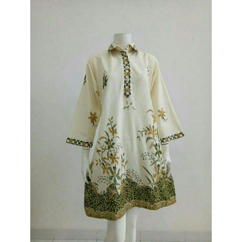 Grosir Terlaris SERUT GENES JELITA TUNIC NAVBOR YELBOR WHITBOR CREAMBOR TUNIK BATIK MODERN