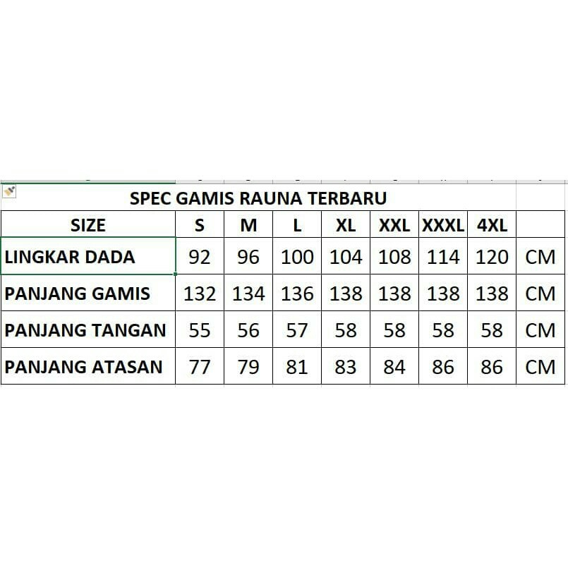 GAMIS RAUNA KATUN 104 MERAH / RK 154 HITAM / RK 154 TOSCA / RK 103 TURKISH