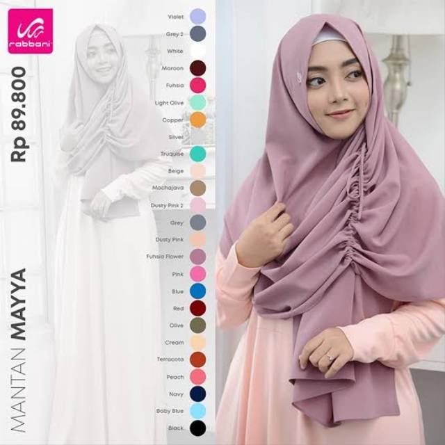 Mantan Maya Rabbani Pashmina Instan