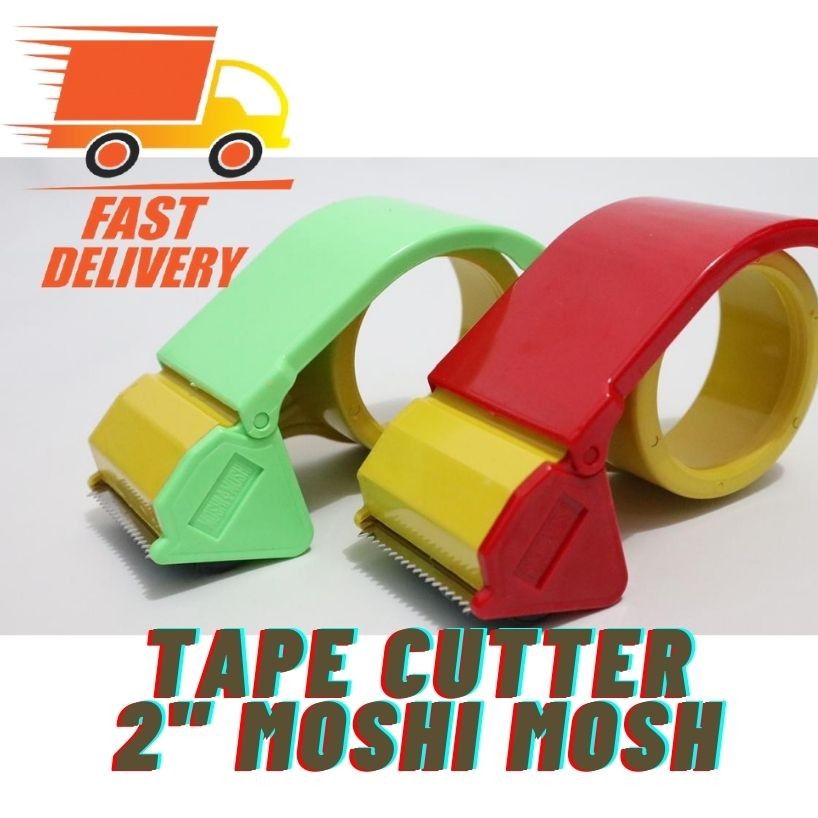 

Dispenser Lakban Tape Cutter 2" Moshi Moshi Plastik ALAT packing paket