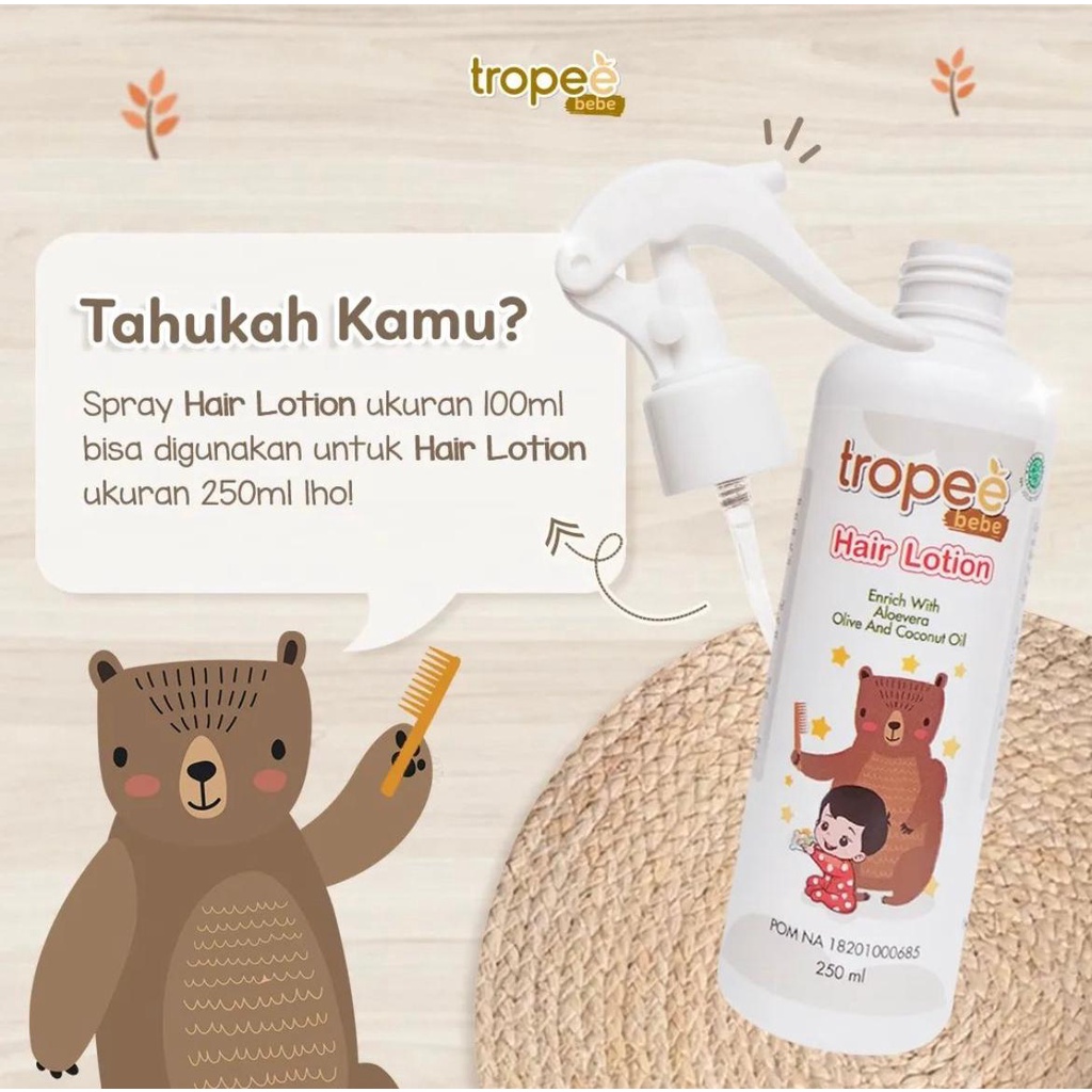 Tropee Bebe Lotion Rambut // Hair Lotion Original &amp; Winter Sky 100ml