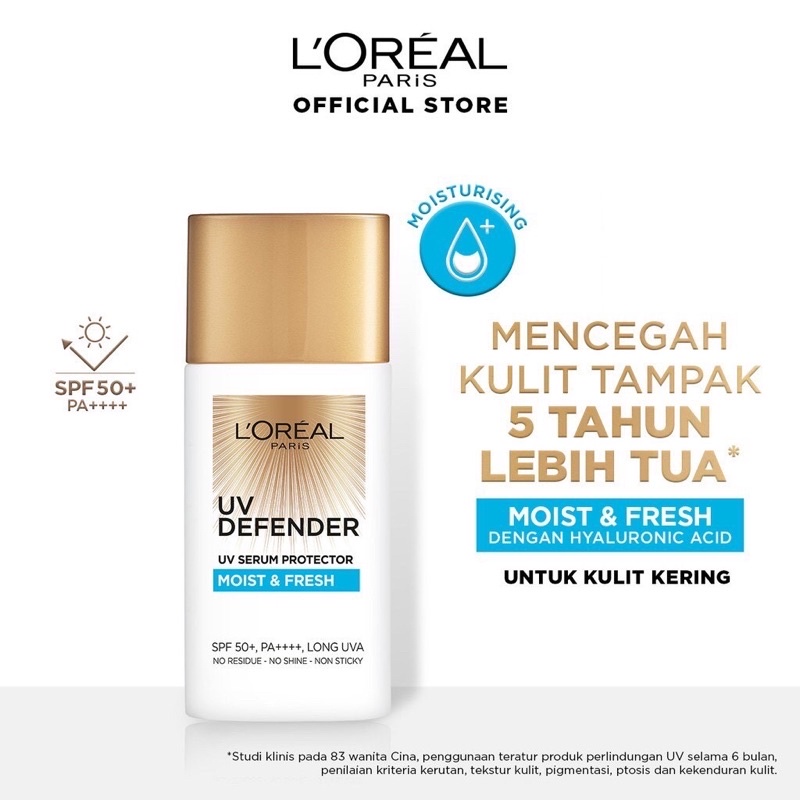 OliveShop ❤️ Loreal UV Defender Sunscreen Series Perfect Matte Pink Aqua Transparant SPF 50/PA++++