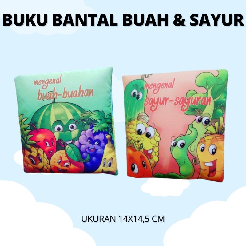 Buku Bantal Mengenal Buah-Buahan dan Sayur-Sayuran