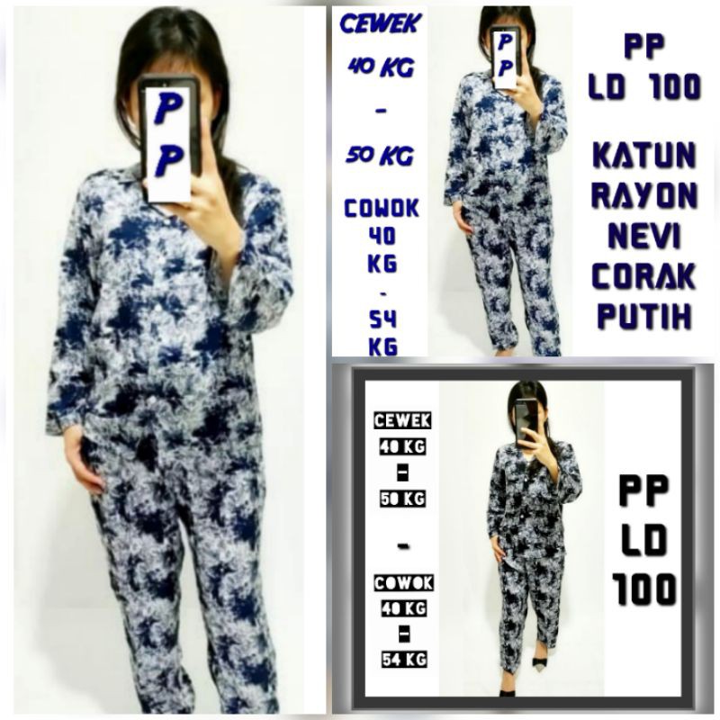 ONE SET RAYON VISCOSE DAILY SET SETELAN PAJAMAS