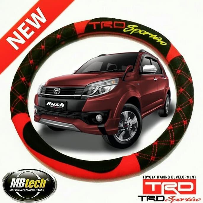Cover Stir mobil Toyota Rush TRD SPORTIVO Merah Kombinasi