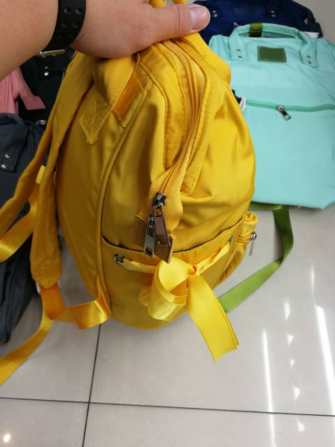 Ransel fashion 6813 backpack anello satin pita / tas punggung / tas sekolah / tas kuliah