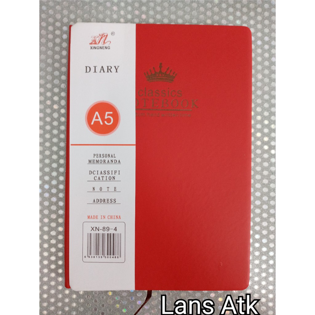 

Buku Agenda A5 / Buku Catatan / Classic Notebook A5 89-4 agenda