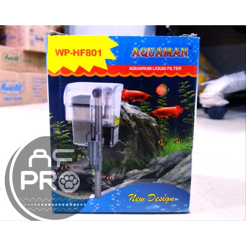 PROMO MURAH Pompa Aquarium aquascape Hanging Filter AQUAMAN WP HF 801